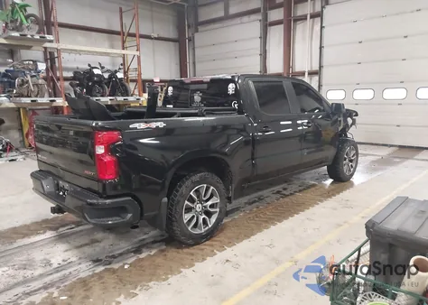 2021 Chevrolet Silverado 1500 4Wd Short Bed Rst из США, поврежденный, VIN 3GCPYEEK9MG279819